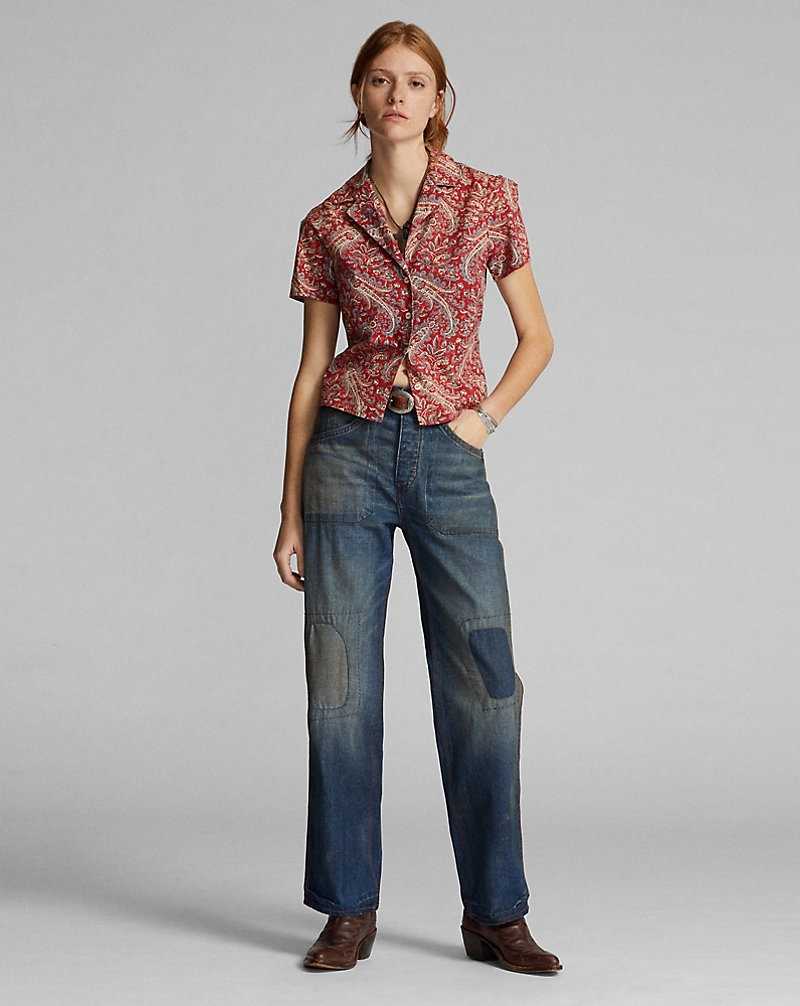Jeans Ralph Lauren Repaired Buckle-Back Ashthorn Mujer Azules | MREPQXH-19 - vista 2