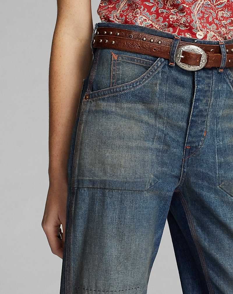 Jeans Ralph Lauren Repaired Buckle-Back Ashthorn Mujer Azules | MREPQXH-19 - vista 5
