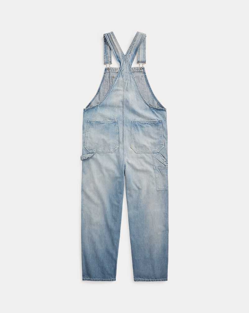 Jeans Ralph Lauren Repaired Indigo Denim Overall Hombre Azules Azules | UJPZEBW-89 - vista 2