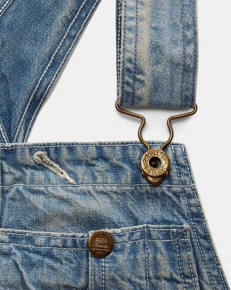 Jeans Ralph Lauren Repaired Indigo Denim Overall Hombre Azules Azules | UJPZEBW-89 - vista 3