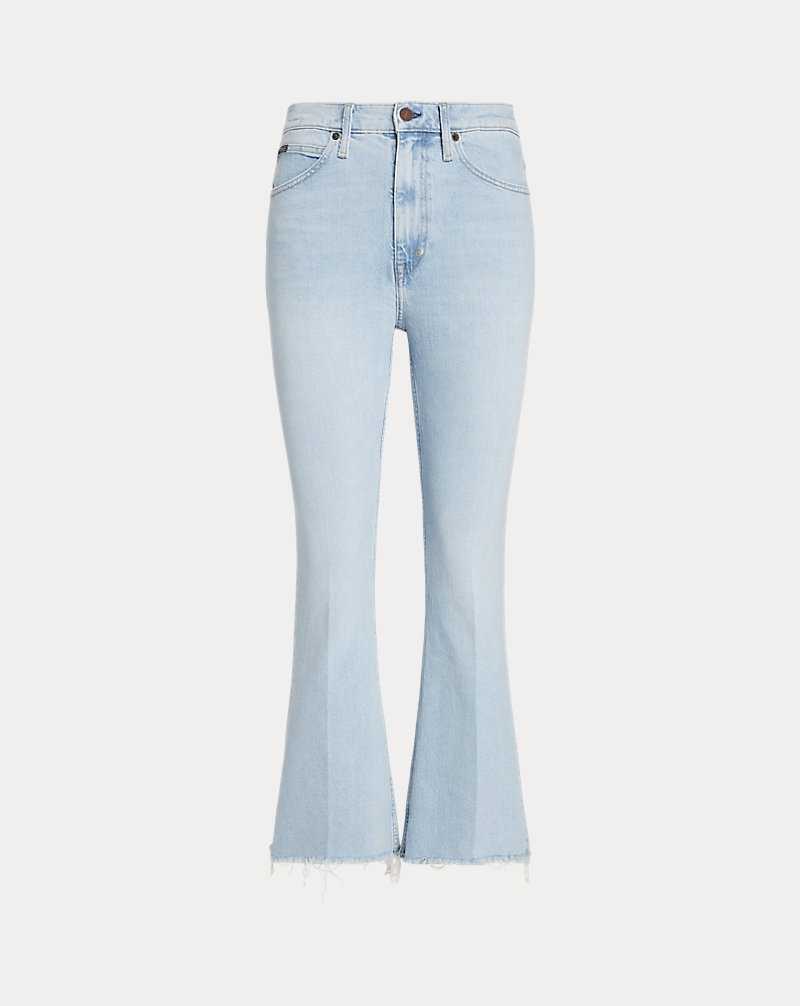Jeans Ralph Lauren Sharona Flare Crop Mujer Azules | EDSHBZC-98 - vista 2