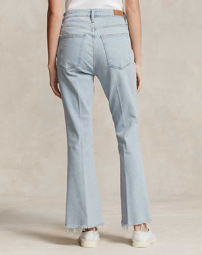 Jeans Ralph Lauren Sharona Flare Crop Mujer Azules | EDSHBZC-98 - vista 5