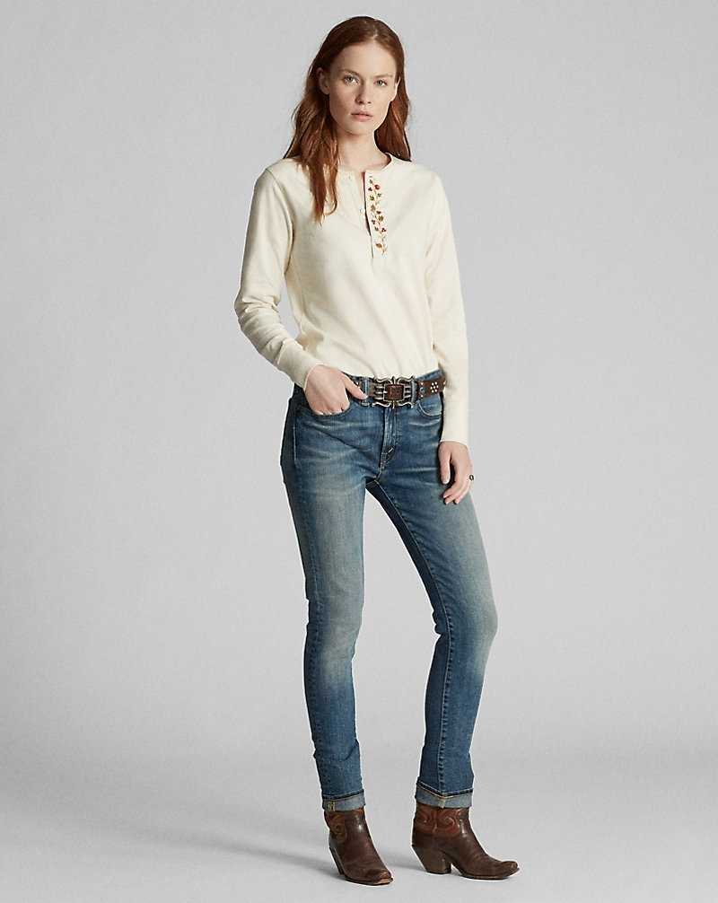 Jeans Ralph Lauren Skinny Stretch Mujer Azules | QAYSFMB-46 - vista 1