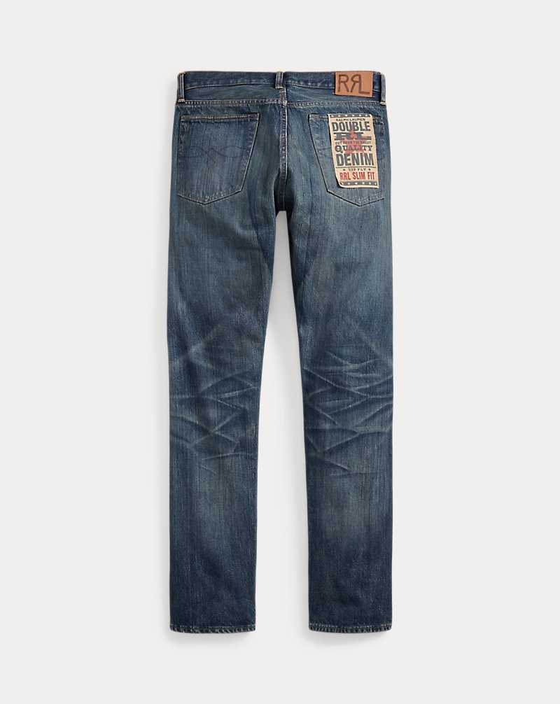 Jeans Ralph Lauren Slim Fit Belgrade Hombre Azules | XONIMLW-03 - vista 2