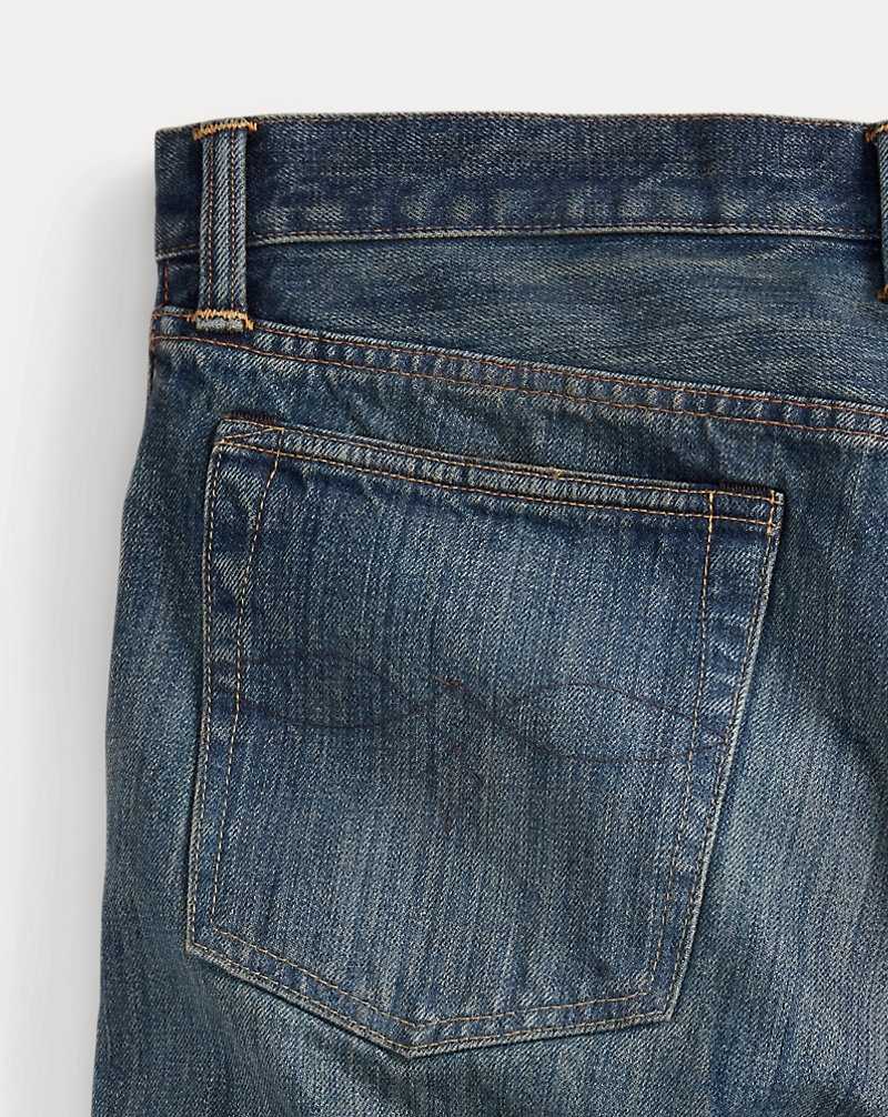 Jeans Ralph Lauren Slim Fit Belgrade Hombre Azules | XONIMLW-03 - vista 5