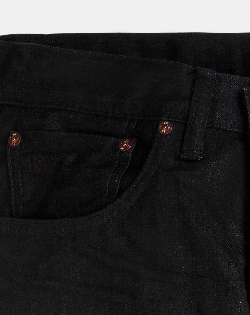 Jeans Ralph Lauren Slim Fit Black Selvedge Hombre Negros | UNHSVYZ-23 - vista 5