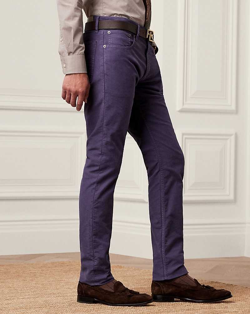 Jeans Ralph Lauren Slim Fit Brushed Stretch Hombre Scottish Thistle | EIHQSTW-07 - vista 4