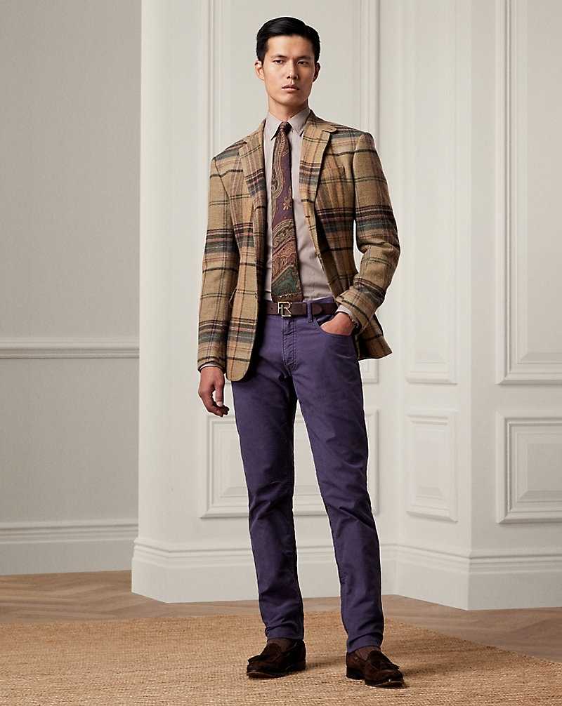 Jeans Ralph Lauren Slim Fit Brushed Stretch Hombre Scottish Thistle | EIHQSTW-07 - vista 1