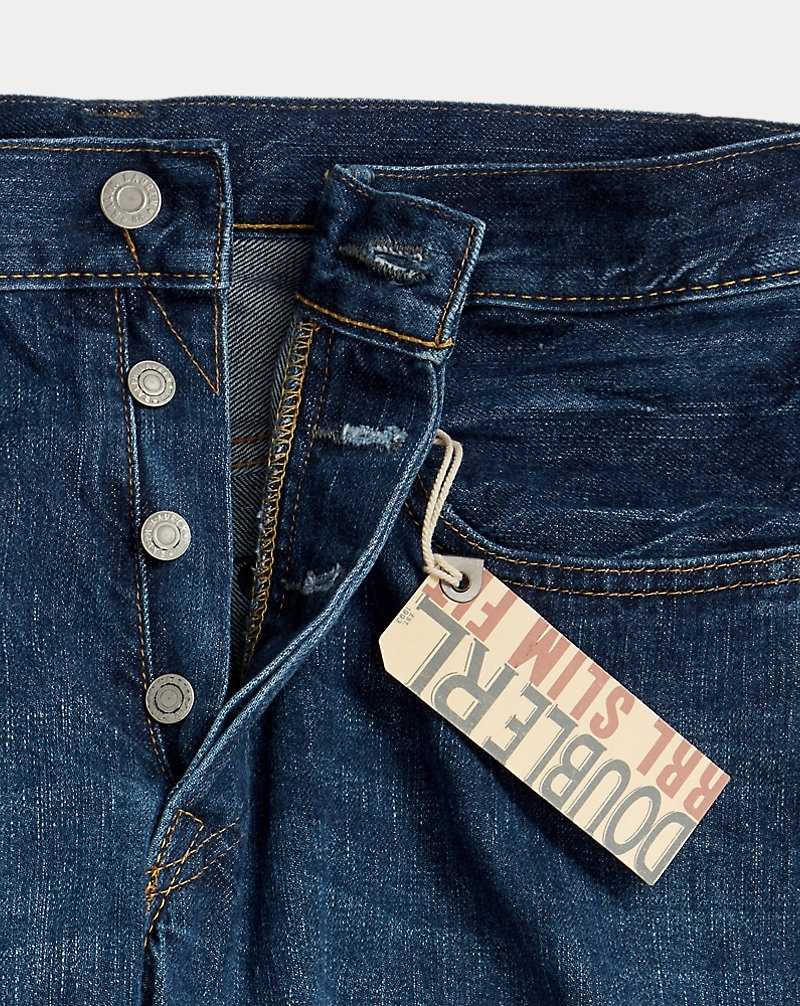 Jeans Ralph Lauren Slim Fit Eastridge Selvedge Hombre Azules | XUCYMGJ-53 - vista 3