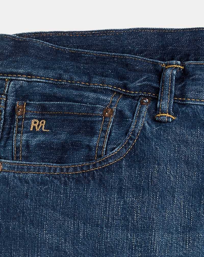 Jeans Ralph Lauren Slim Fit Eastridge Selvedge Hombre Azules | XUCYMGJ-53 - vista 4