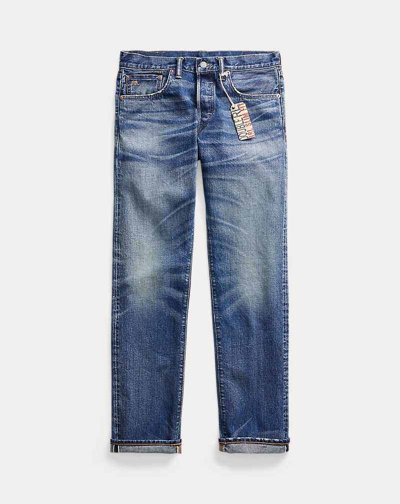 Jeans Ralph Lauren Slim Fit Hillsview Selvedge Hombre Azules | BVJNGKO-17 - vista 1