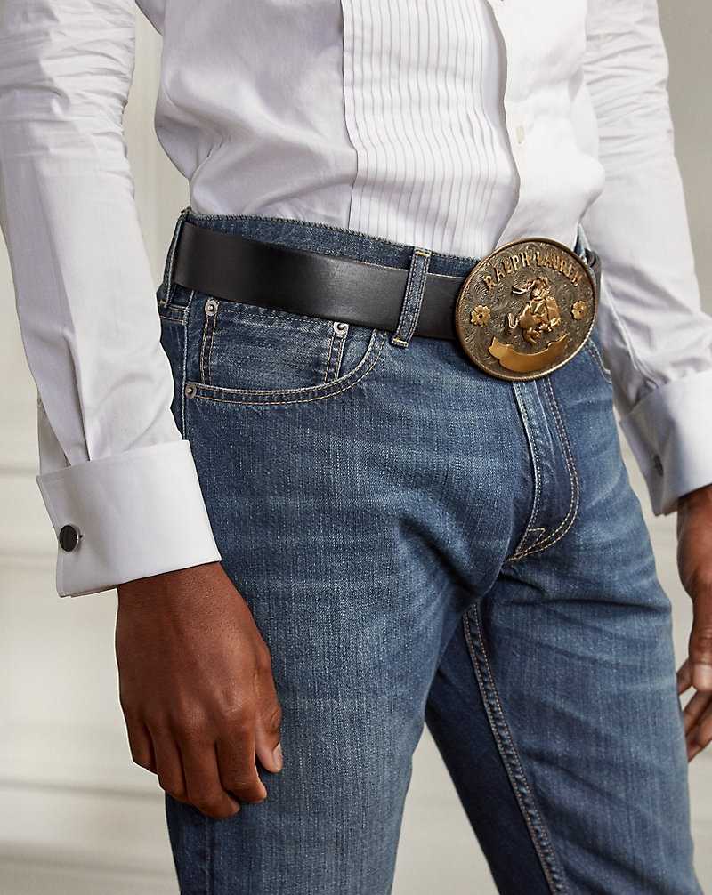 Jeans Ralph Lauren Slim Fit Hombre Azules | FZVQAHM-40 - vista 5