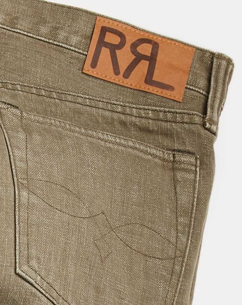 Jeans Ralph Lauren Slim Fit Olive Hombre Verde Oliva | RHYOWGX-13 - vista 4