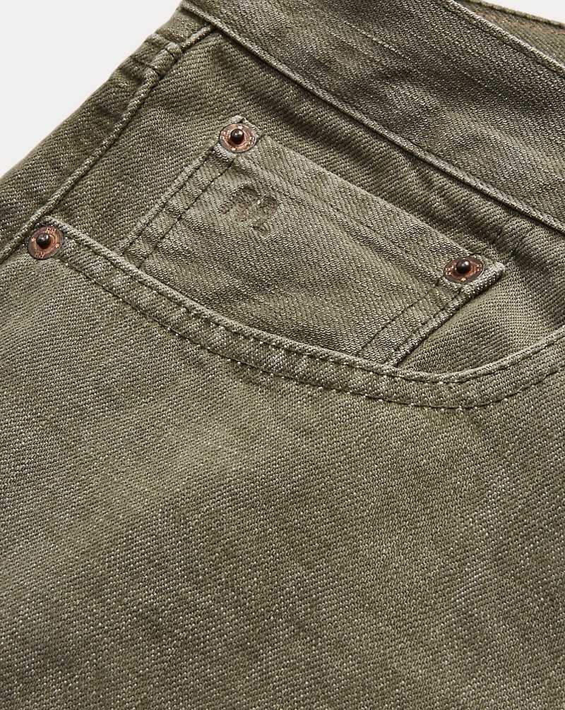 Jeans Ralph Lauren Slim Fit Olive Hombre Verde Oliva | RHYOWGX-13 - vista 5