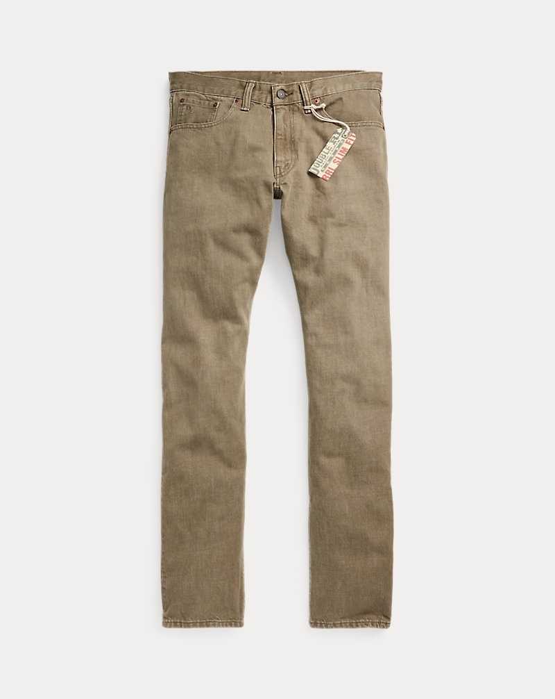 Jeans Ralph Lauren Slim Fit Olive Hombre Verde Oliva | RHYOWGX-13 - vista 1