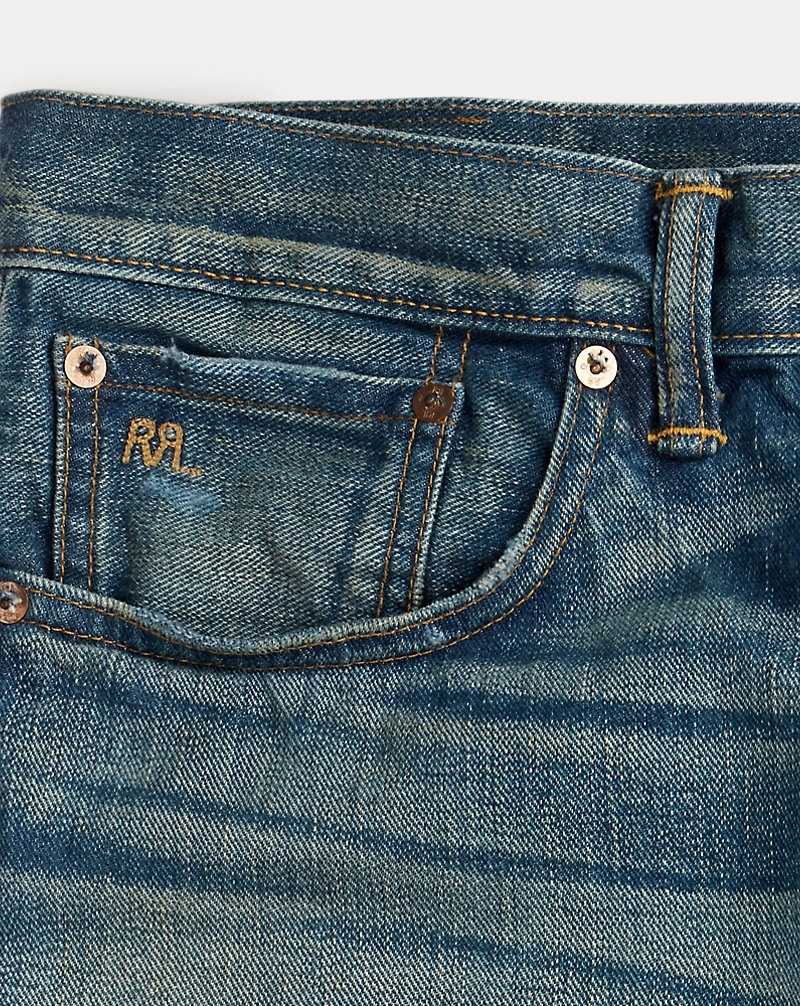 Jeans Ralph Lauren Slim Fit Ridgway Selvedge Hombre Azules | VBPKSFL-96 - vista 4