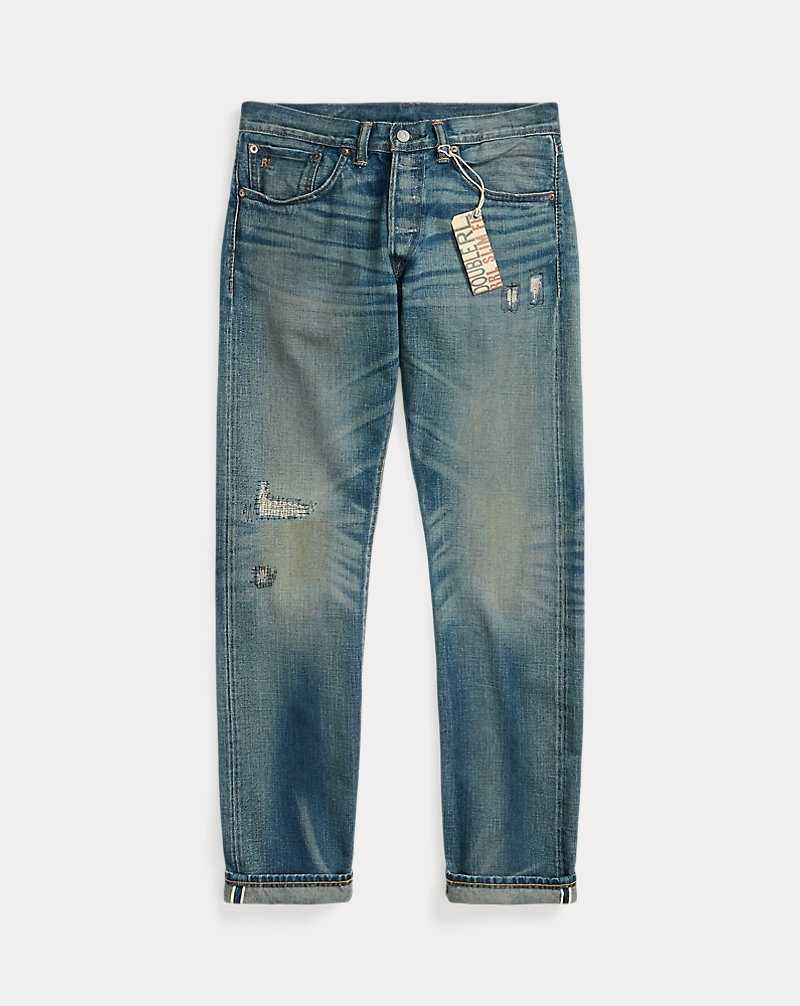 Jeans Ralph Lauren Slim Fit Ridgway Selvedge Hombre Azules | VBPKSFL-96 - vista 1