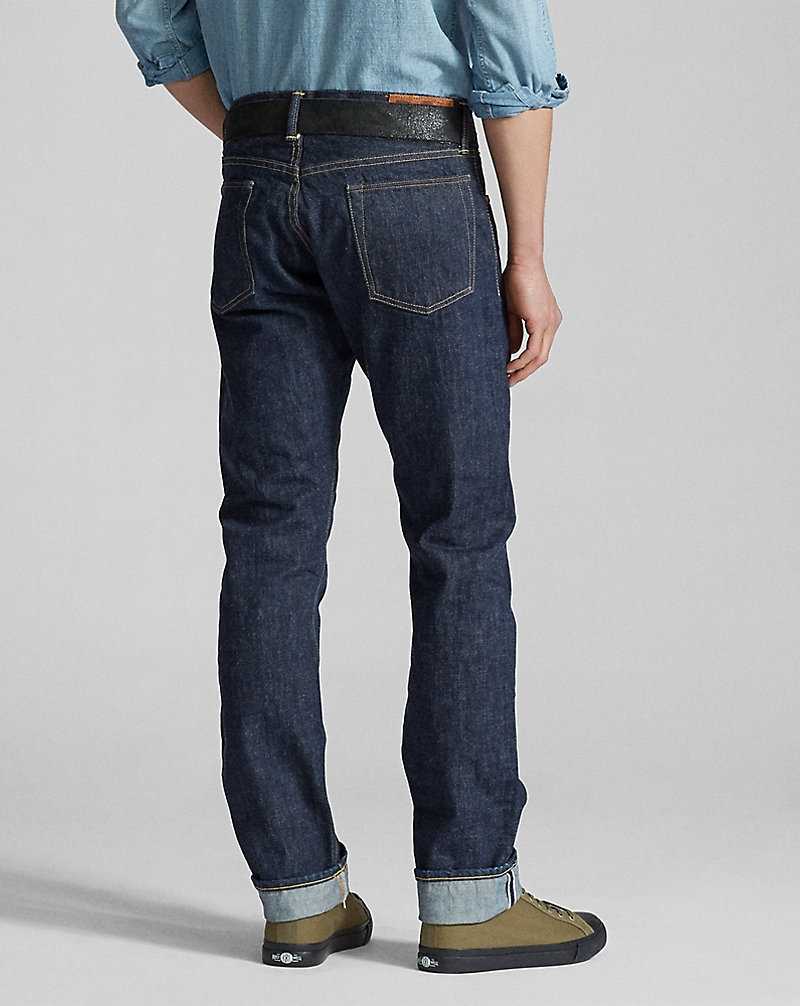 Jeans Ralph Lauren Slim Fit Selvedge Hombre Once Washed 3 | QCEIKPH-62 - vista 4