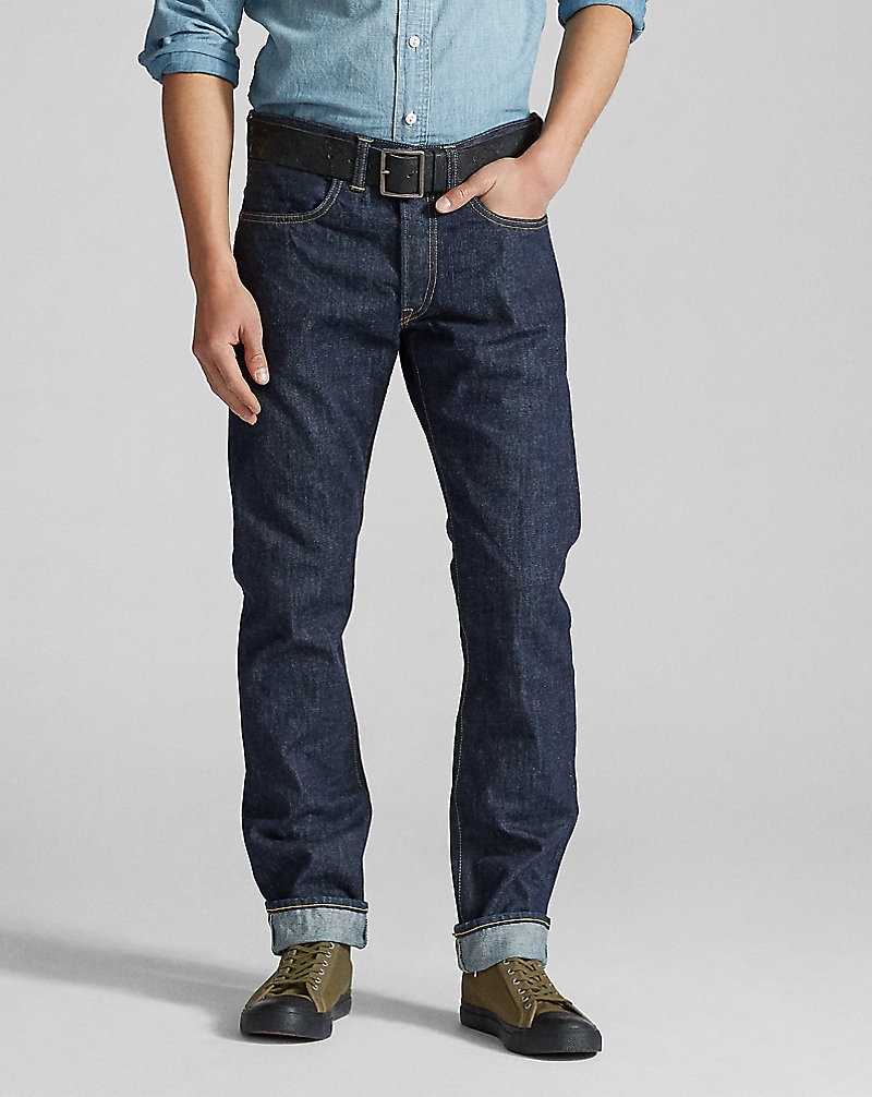 Jeans Ralph Lauren Slim Fit Selvedge Hombre Once Washed 3 | QCEIKPH-62 - vista 1