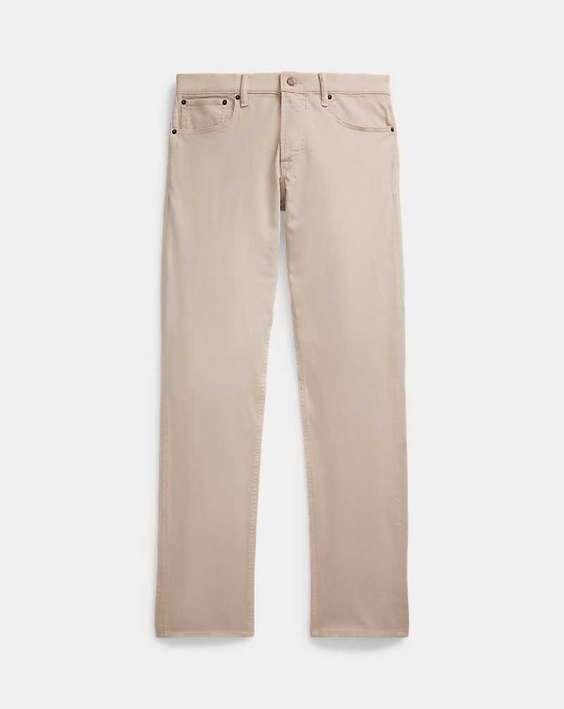 Jeans Ralph Lauren Slim Fit Stretch Dobby Hombre Creme | QTZXWVH-74 - vista 2