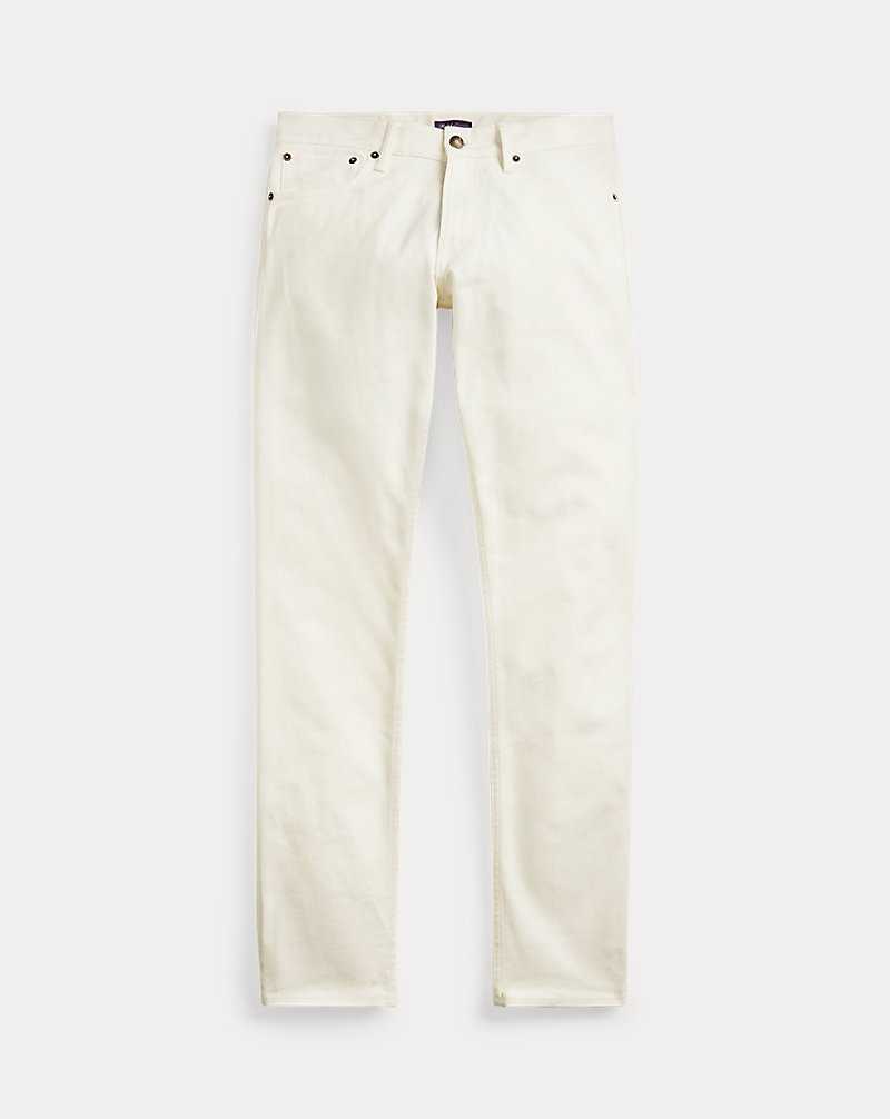 Jeans Ralph Lauren Slim Fit Stretch Hombre Blancos | BENTHVZ-83 - vista 2