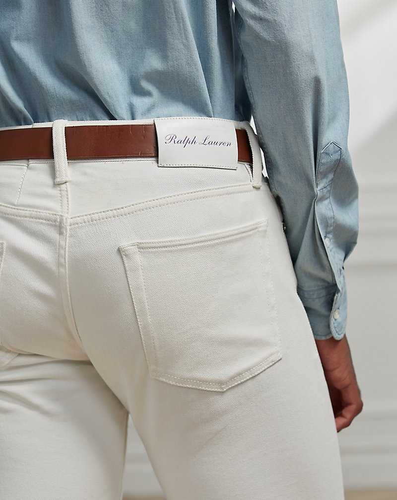 Jeans Ralph Lauren Slim Fit Stretch Hombre Blancos | BENTHVZ-83 - vista 5