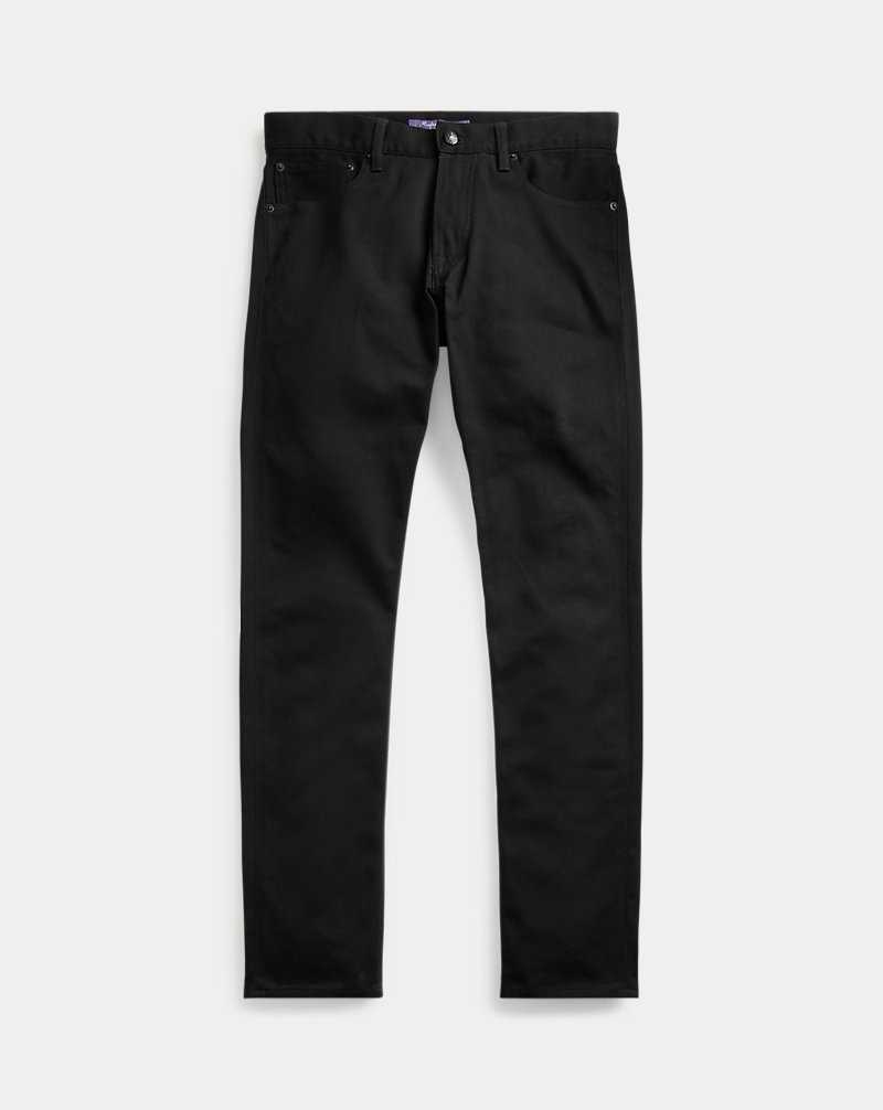 Jeans Ralph Lauren Slim Fit Stretch Hombre Negros | IAUTRZN-95 - vista 2