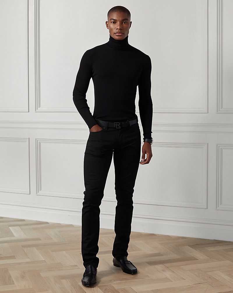 Jeans Ralph Lauren Slim Fit Stretch Hombre Negros | IAUTRZN-95 - vista 1