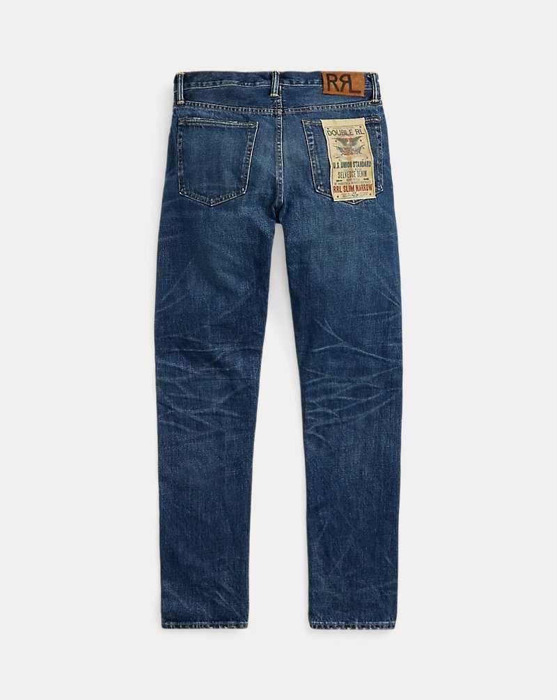Jeans Ralph Lauren Slim Narrow Grandfalls Hombre Azules | XDNCVYB-71 - vista 2
