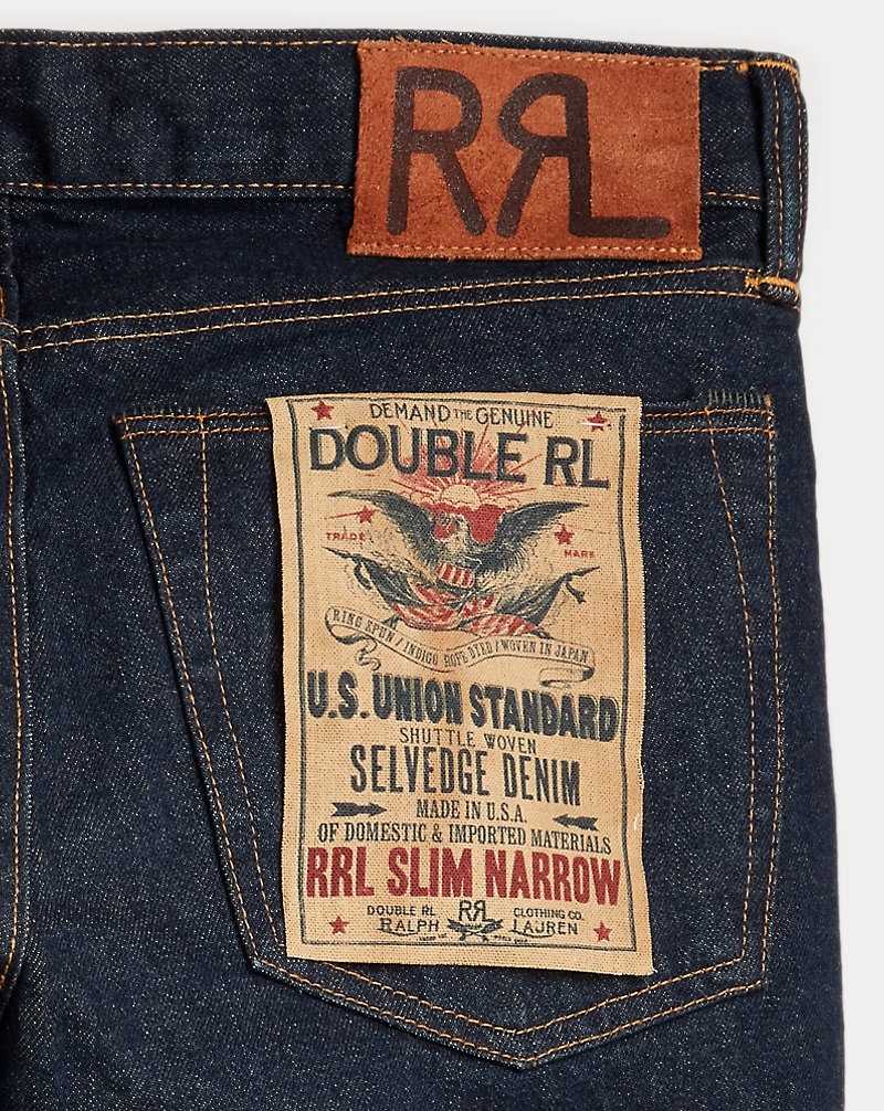 Jeans Ralph Lauren Slim Narrow Once-Washed Selvedge Hombre Once Washed | NSATMUV-80 - vista 5