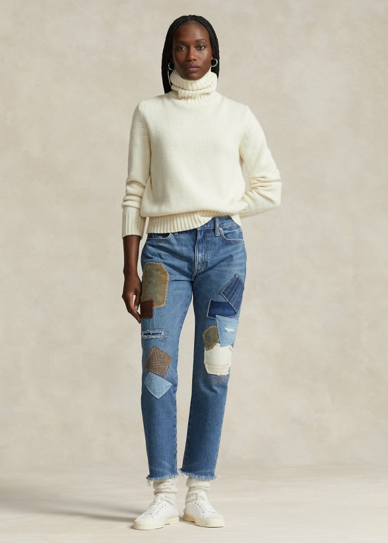Jeans Slim Tapered Mujer Azules | OPZY79801 - vista 1