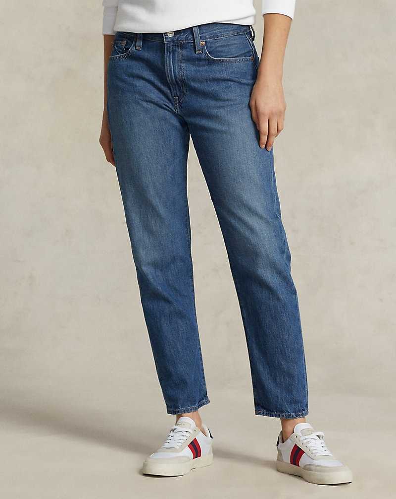 Jeans Ralph Lauren Slim Tapered Mujer Azules | PWZDSFC-08 - vista 3