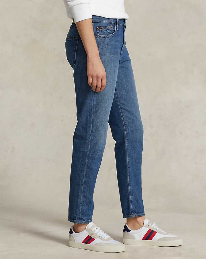 Jeans Ralph Lauren Slim Tapered Mujer Azules | PWZDSFC-08 - vista 4