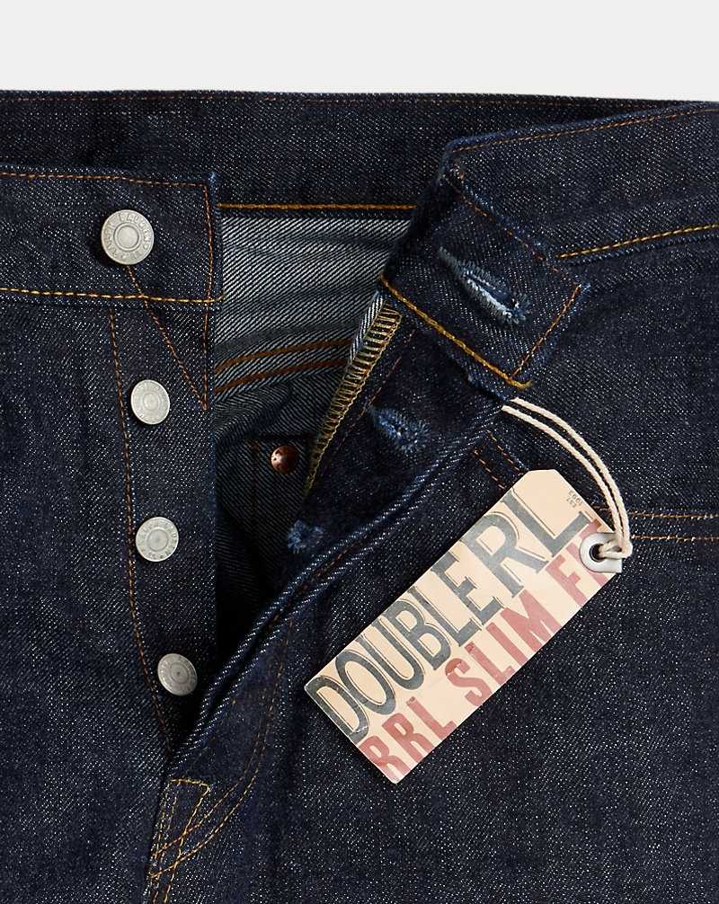 Jeans Ralph Lauren Slim-Fit Rinse Selvedge Hombre Rinse | AZWIDNH-21 - vista 3