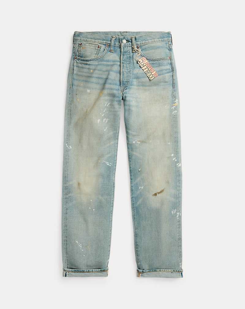 Jeans Ralph Lauren Straight Fit Camden Selvedge Hombre Azules | QXNBLZW-76 - vista 1