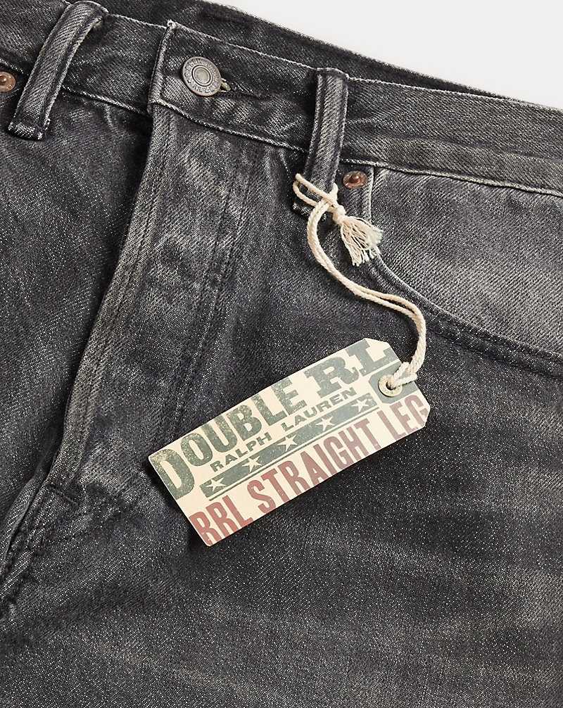 Jeans Ralph Lauren Straight Fit Hombre Negros Azules | YOHURLX-05 - vista 3