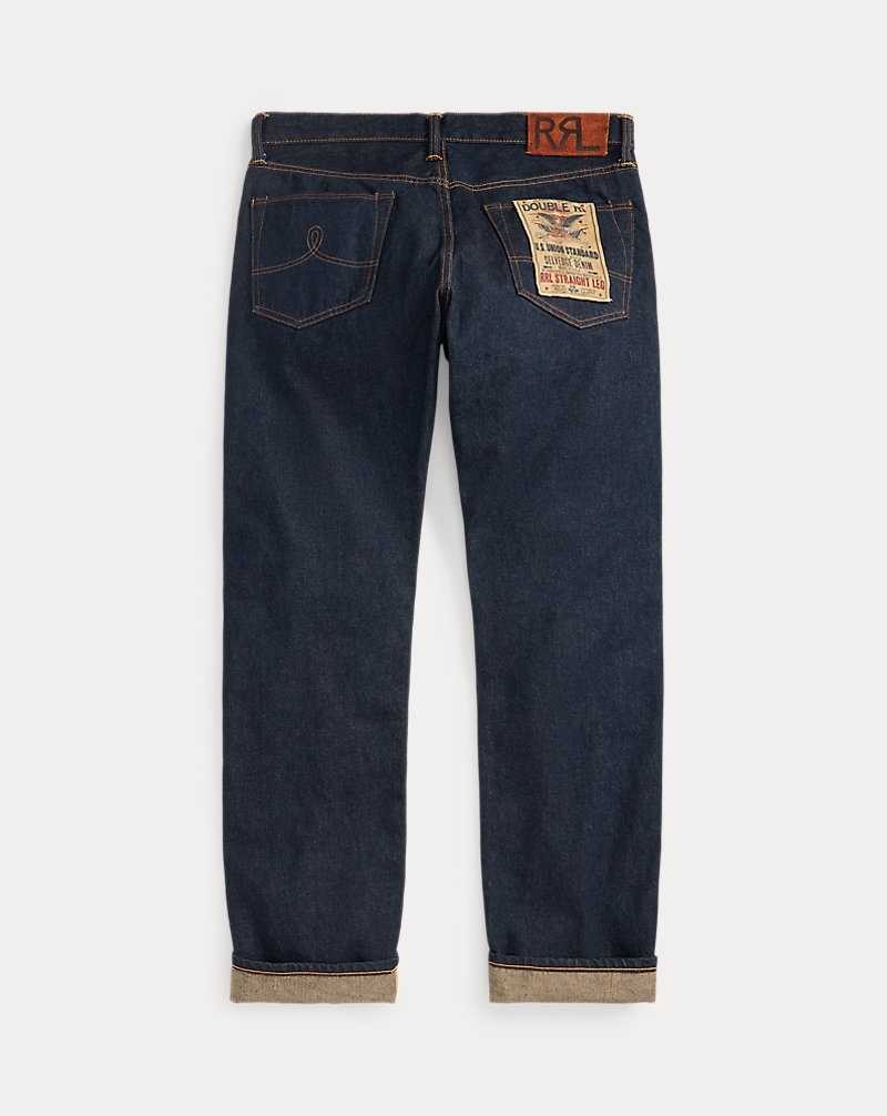 Jeans Ralph Lauren Straight Fit Once-Washed Selvedge Hombre Once Washed | IQXYHFR-68 - vista 2