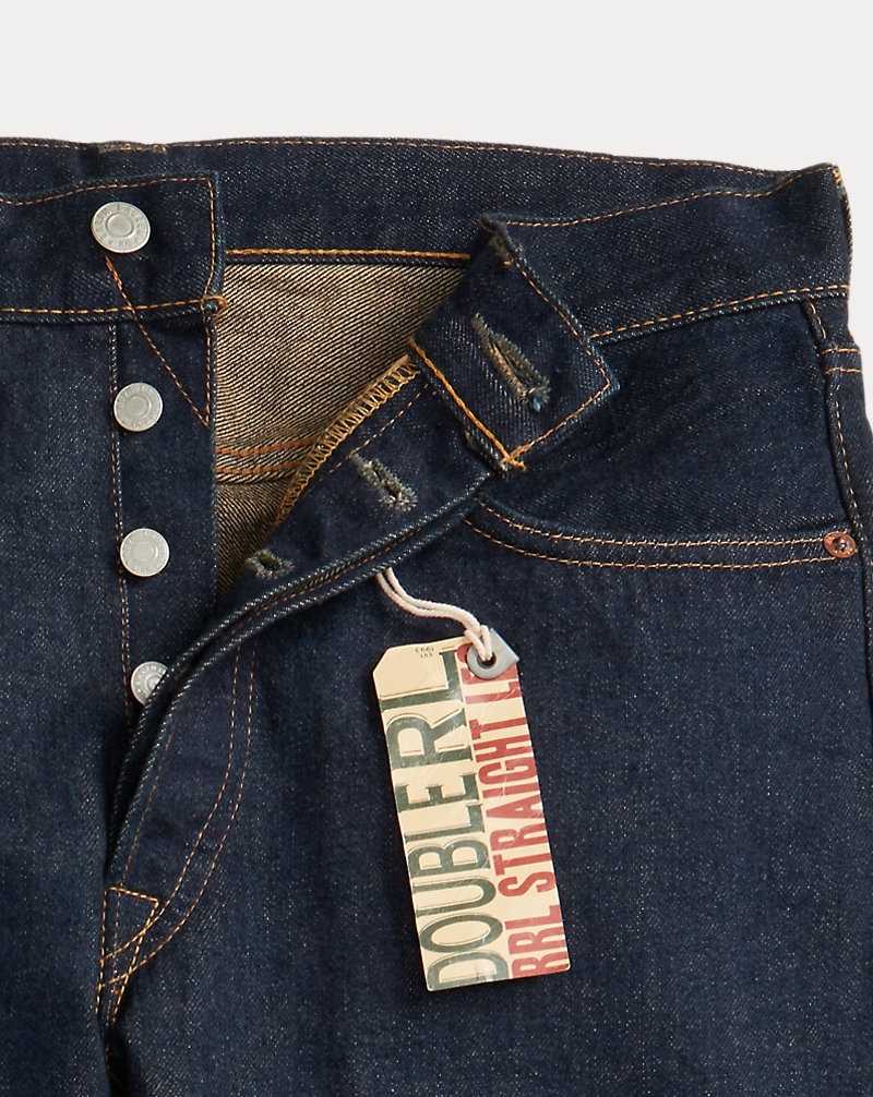Jeans Ralph Lauren Straight Fit Once-Washed Selvedge Hombre Once Washed | IQXYHFR-68 - vista 3