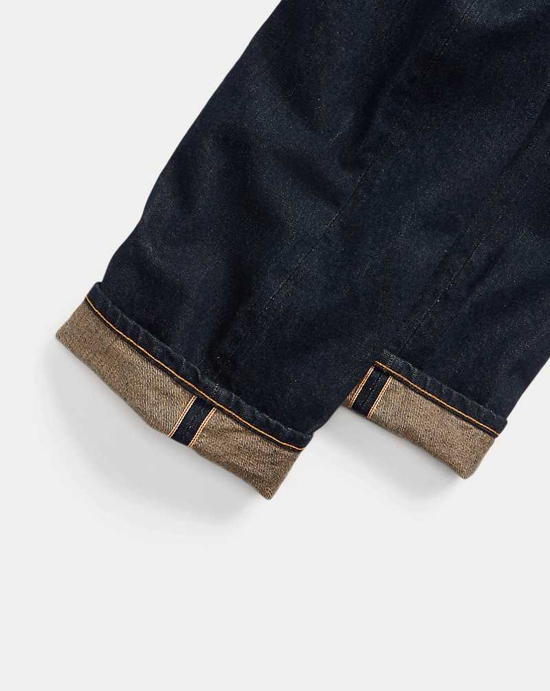 Jeans Ralph Lauren Straight Fit Once-Washed Selvedge Hombre Once Washed | IQXYHFR-68 - vista 5