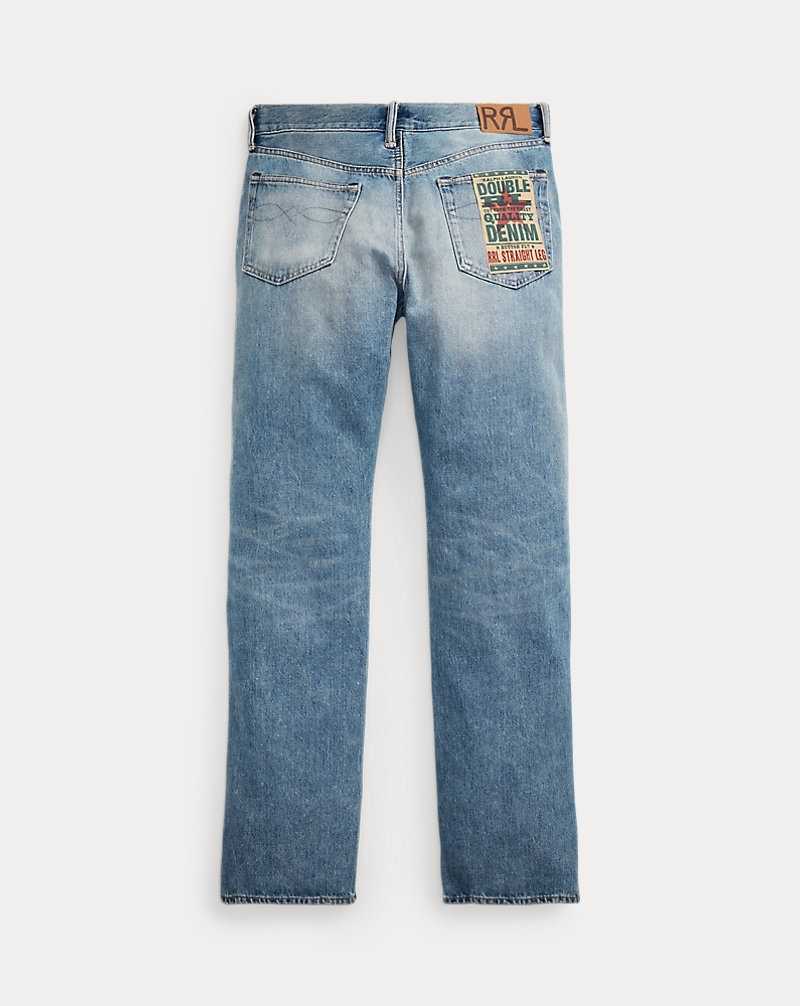 Jeans Ralph Lauren Straight Fit Repaired Clearville Hombre Azules | AUXFNMI-10 - vista 2