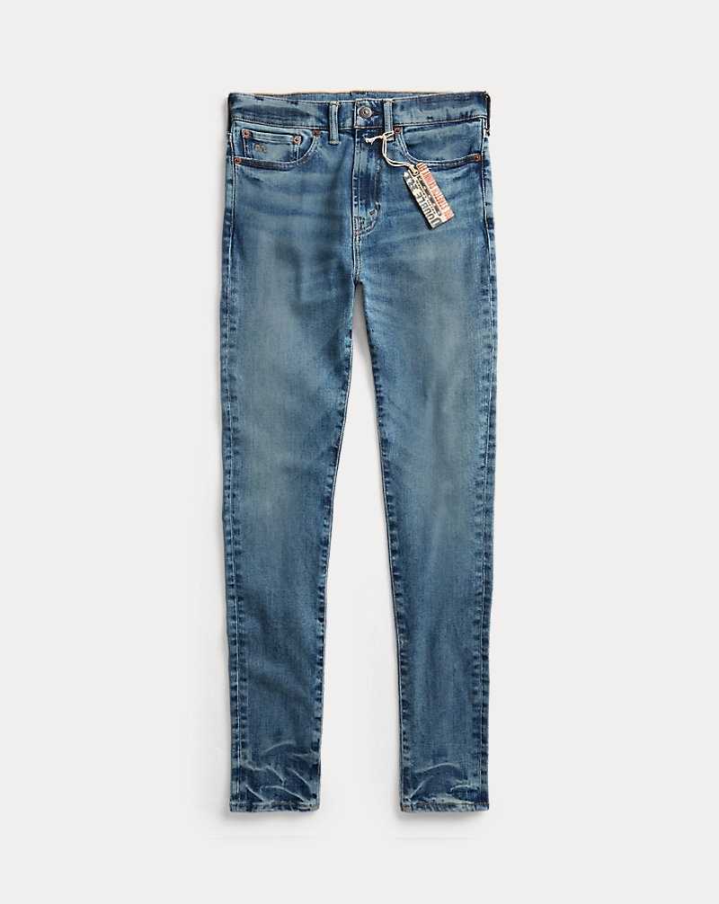 Jeans Ralph Lauren Stretch High Skinny Fit Mujer Azules | ZAVPKRL-21 - vista 2