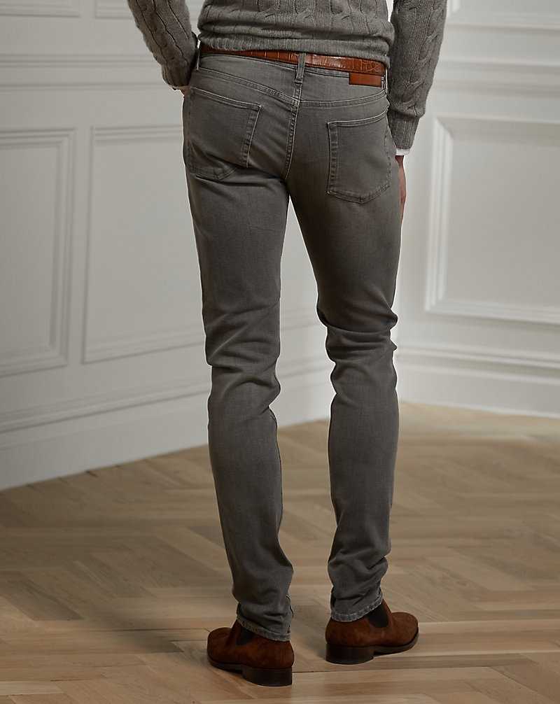 Jeans Ralph Lauren Stretch Skinny Hombre Grises | WUFVXCS-92 - vista 4