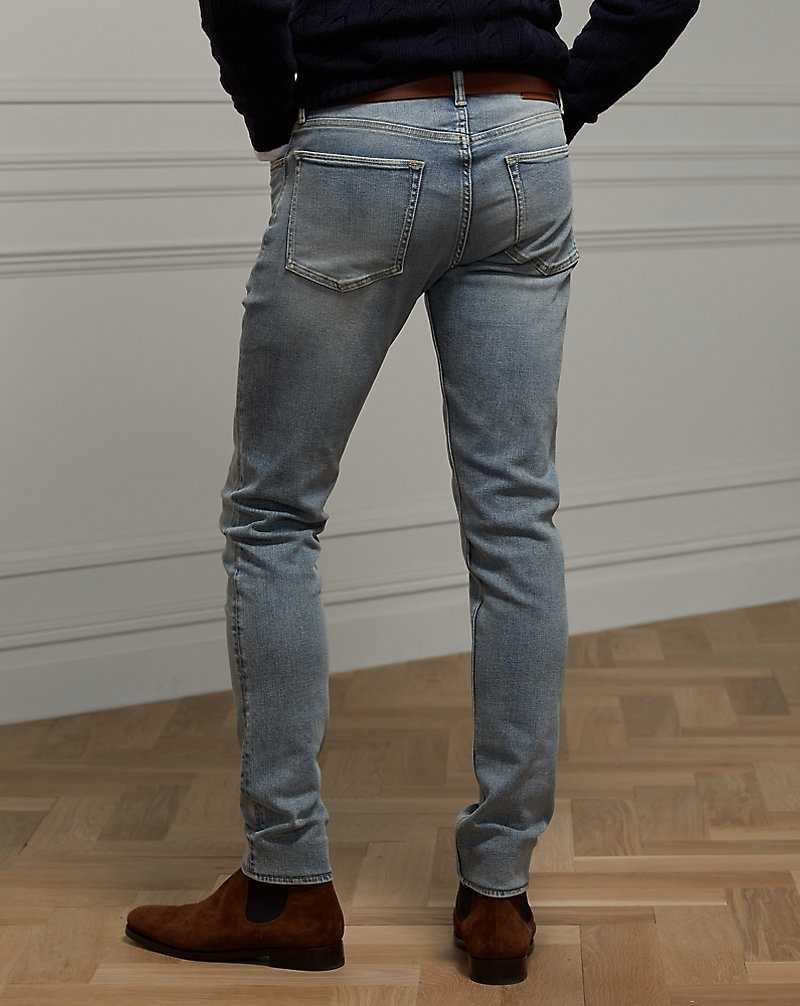 Jeans Ralph Lauren Stretch Skinny Hombre Azules Claro | GNIHRKB-90 - vista 4