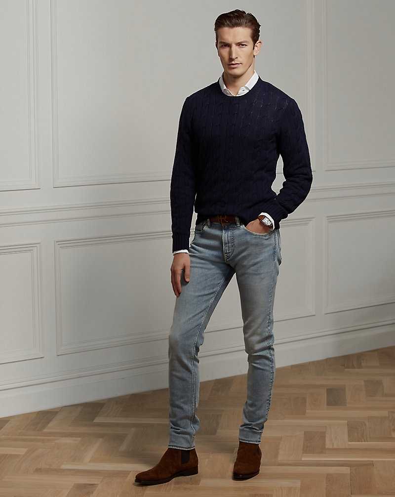 Jeans Ralph Lauren Stretch Skinny Hombre Azules Claro | GNIHRKB-90 - vista 1