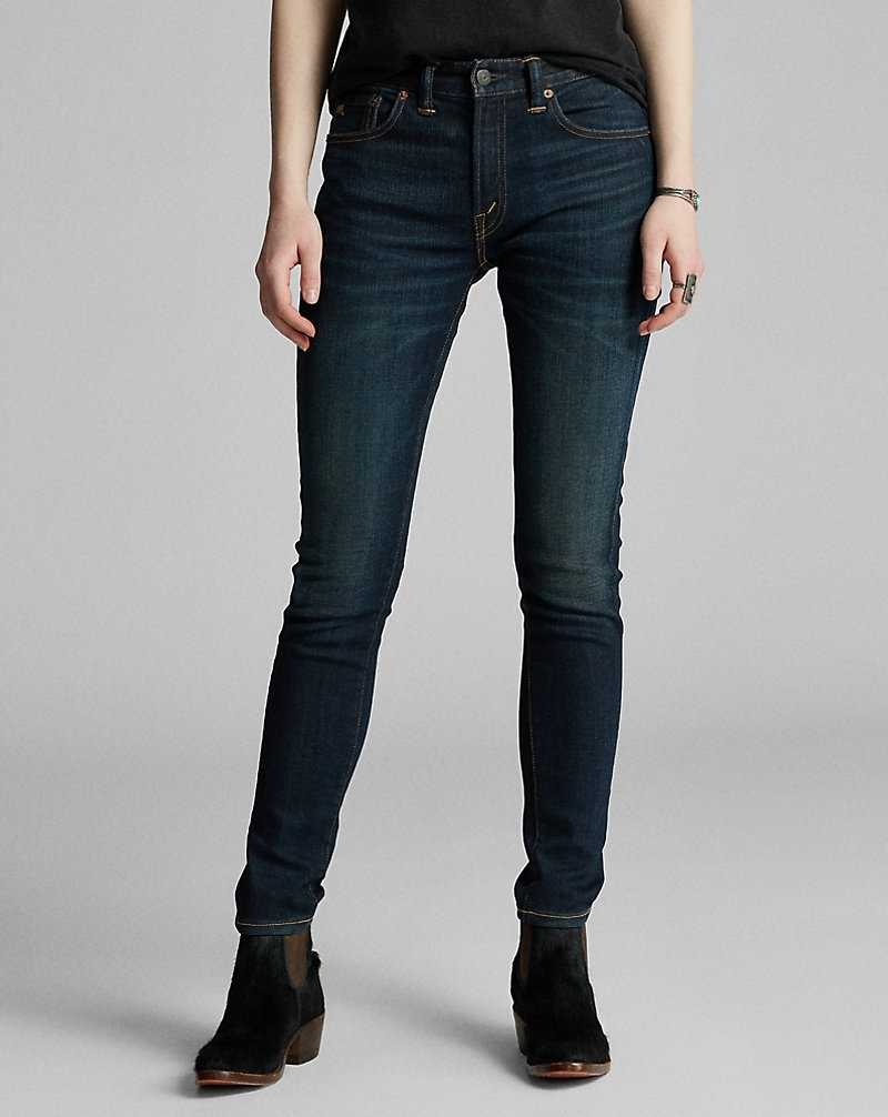 Jeans Ralph Lauren Stretch Skinny Mujer Azules | RUMSEPD-85 - vista 3
