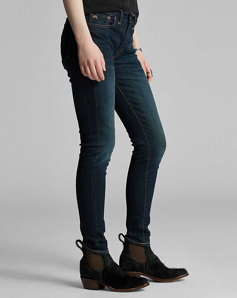 Jeans Ralph Lauren Stretch Skinny Mujer Azules | RUMSEPD-85 - vista 4