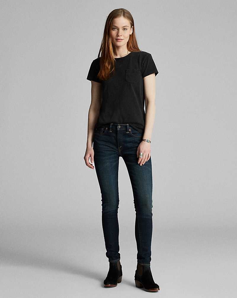 Jeans Ralph Lauren Stretch Skinny Mujer Azules | RUMSEPD-85 - vista 1