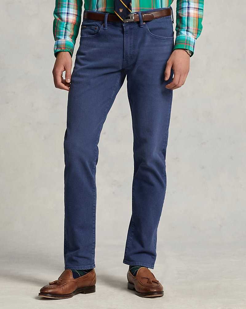 Jeans Ralph Lauren Sullivan Slim Stretch Hombre Azul Marino Claro | TRHENIG-25 - vista 3