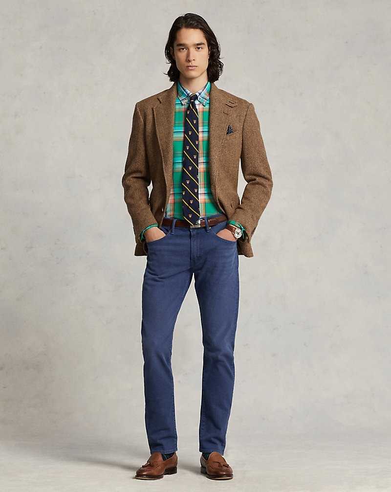 Jeans Ralph Lauren Sullivan Slim Stretch Hombre Azul Marino Claro | TRHENIG-25 - vista 1
