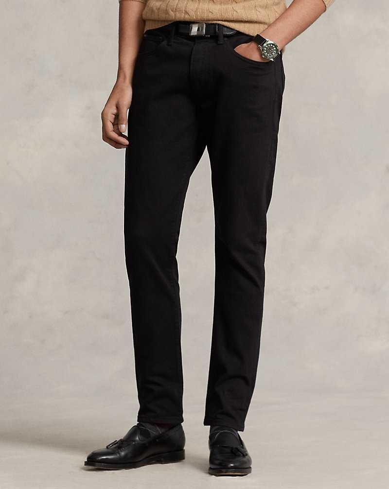 Jeans Ralph Lauren Sullivan Slim Stretch Hombre Negros | LIAEWJQ-70 - vista 3